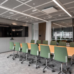Project: 1 Bligh Street | Adaptable Wall and Revolution 100 Double Glazed Partitions with Edge Unity Double Glazed Door